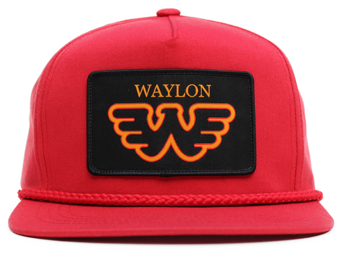 Waylon Jennings Flying W Snapback – Nostalgic Rags Waylon Jennings Flying W Snapback – Nostalgic Rags