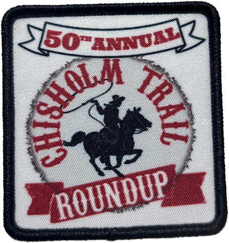 Chisholm Trail Roundup Rectangle Patch