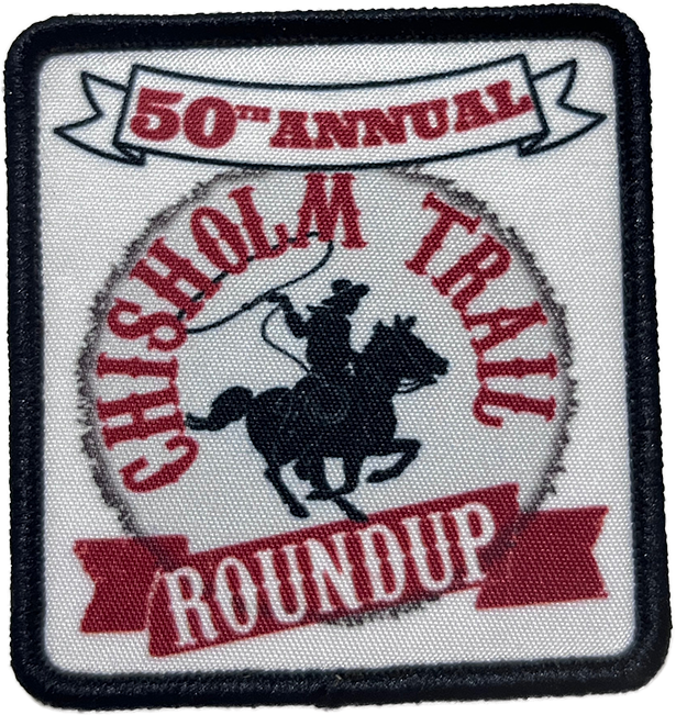 Chisholm Trail Roundup Rectangle Patch