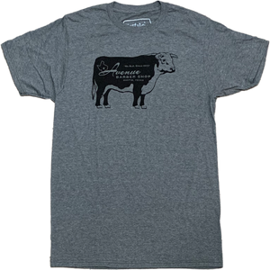 Avenue Barber Austin Texas Cow Tshirt