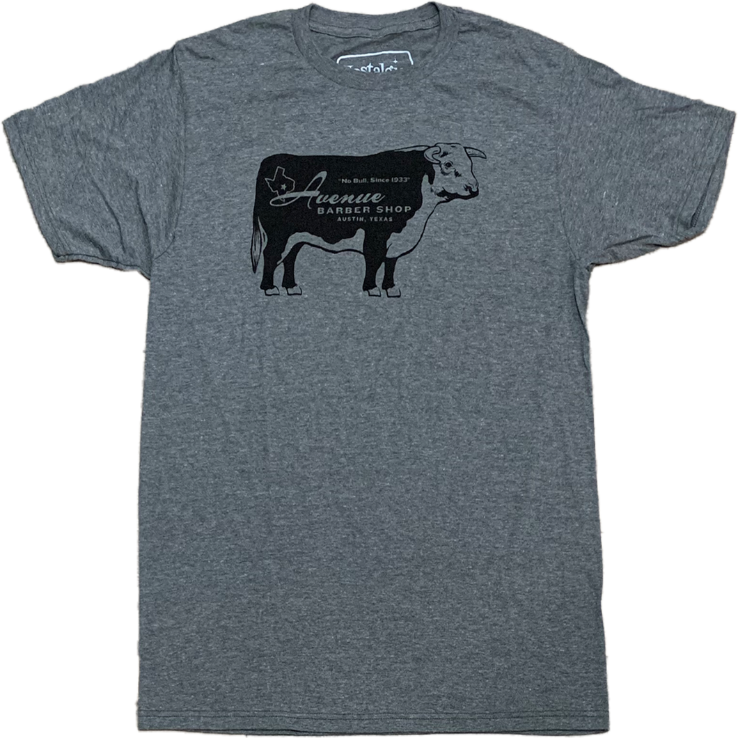 Avenue Barber Austin Texas Cow Tshirt