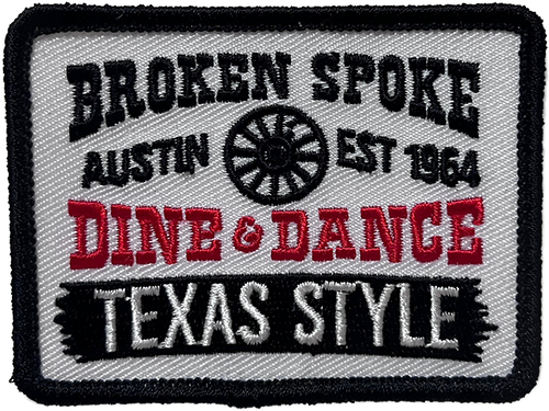 Broken Spoke Embroidered Patch