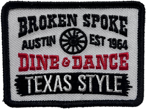 Broken Spoke Embroidered Patch