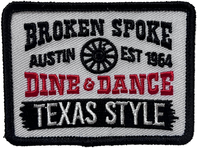 Broken Spoke Embroidered Patch