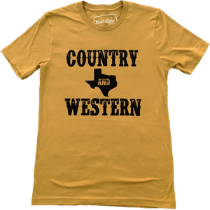 Country and Western Mustard Tshirt 