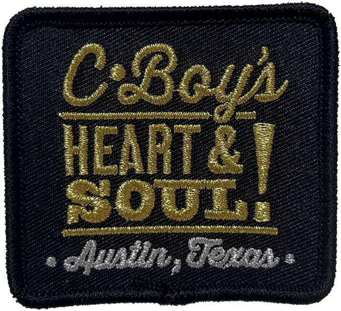 C-Boy's Heart & Soul Embroidered Patch