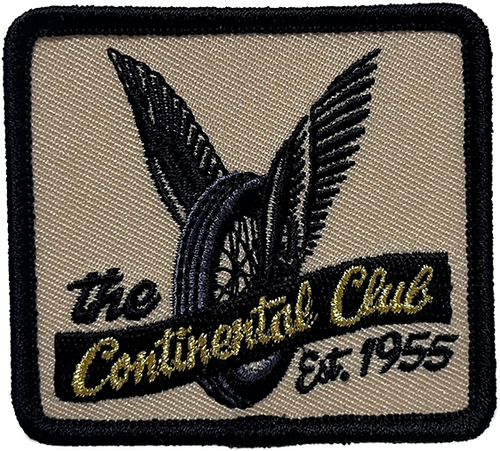 Continental Club Flying Wheel Embroidered Patch