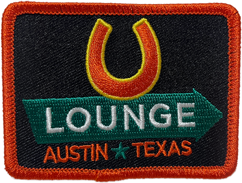 Horseshoe Lounge Embroidered Patch