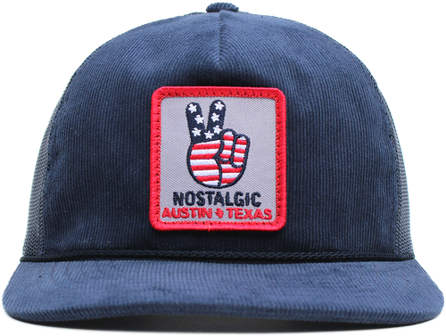 USA peace sign hat