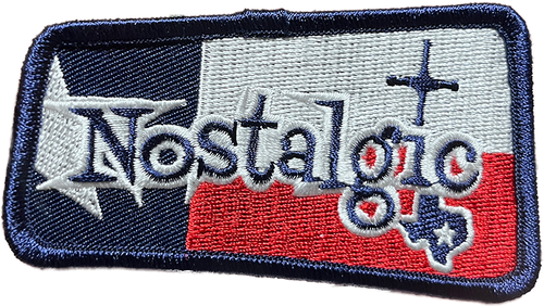 Nostalgic flag patch