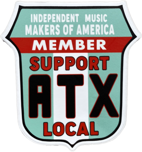 Independent Music Makers of America ATX Local Sticker