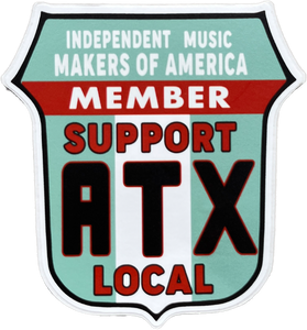 Independent Music Makers Of America Atx Local Sticker – Nostalgic Rags