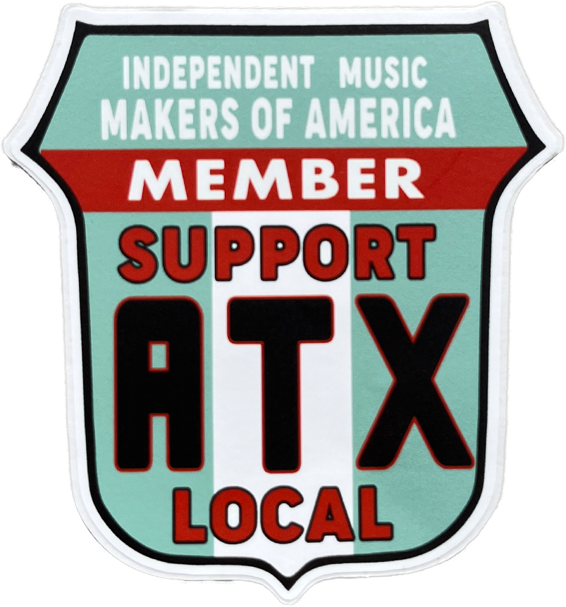 Independent Music Makers of America ATX Local Sticker