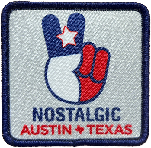 Texas Peace Sign Patch