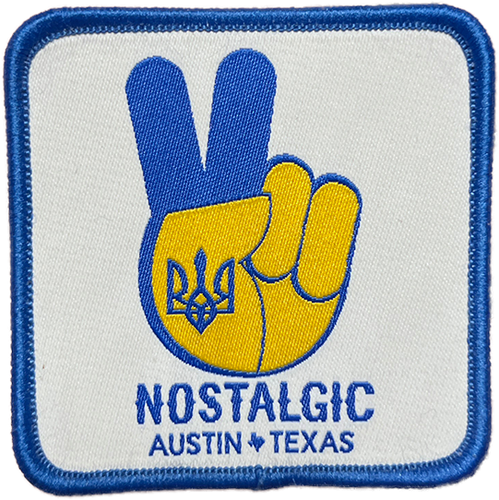 Ukraine Peace Sign Patch