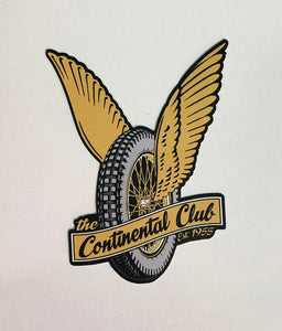 Continental Club Flying Wheel Sticker