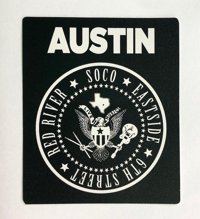 Austin Seal Sticker